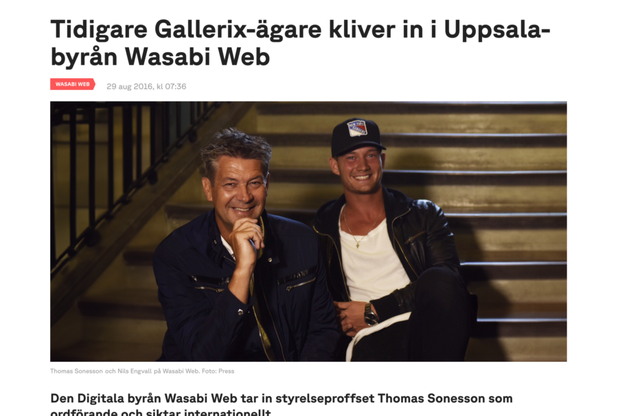 Wasabi nyheter