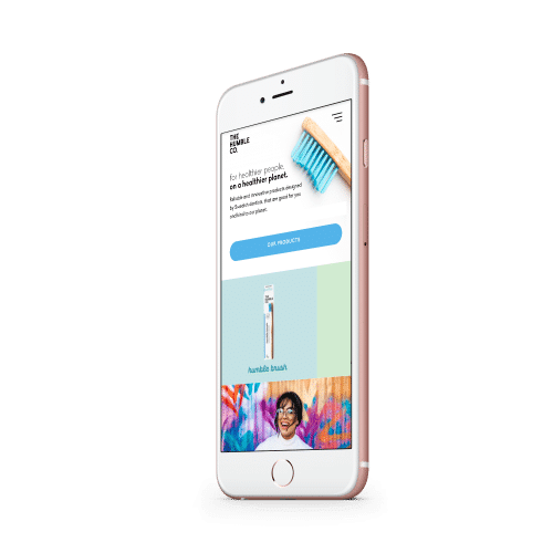 the humble companys hemsida på mobil