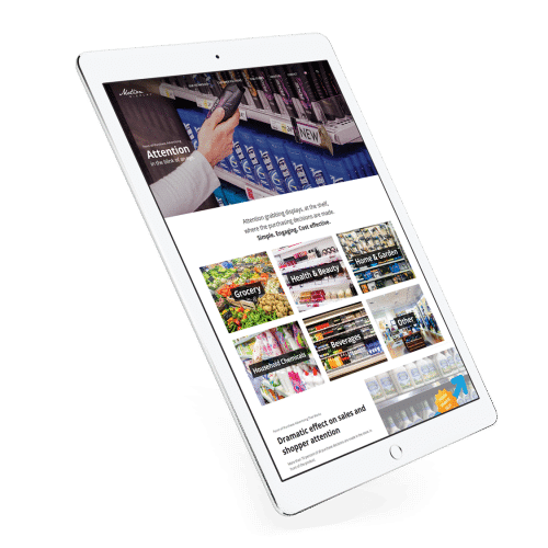 motion displays hemsida på surplatta